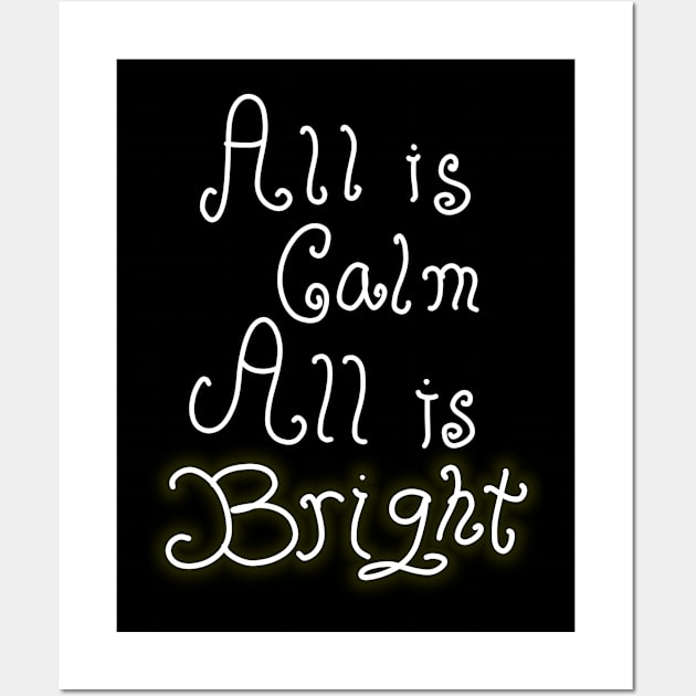 All is Bright Wall Art by Aeriskate